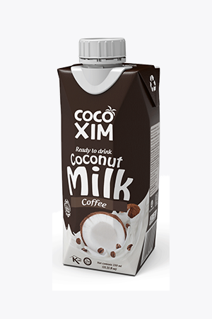 LAPTE DE COCOS CU CAFEA (gata de baut) - 330 ml - Bax 12 cutii