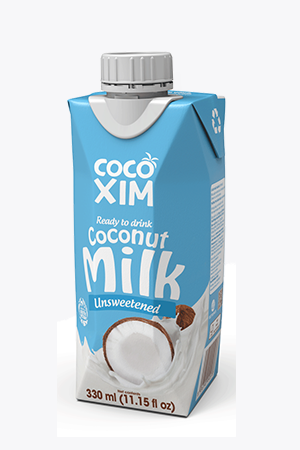 LAPTE DE COCOS NEINDULCIT 330 ml (gata de baut)